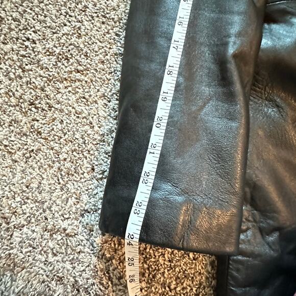 KATIANA COUTURE Genuine Leather Jacket Size XL Biker Indie Classic Hipster Chic - Picture 10 of 16